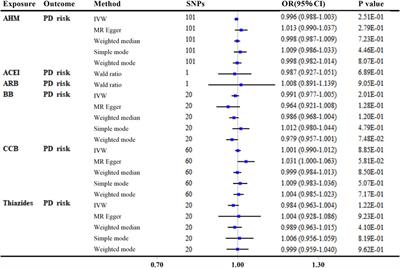 Protective effect of antihypertensive drugs on the risk of Parkinson’s disease lacks causal evidence from mendelian randomization